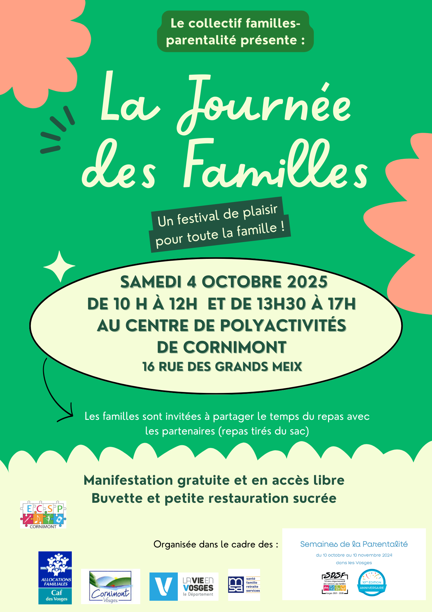  Journée des familles ECSP Cornimont samedi 4 octobre