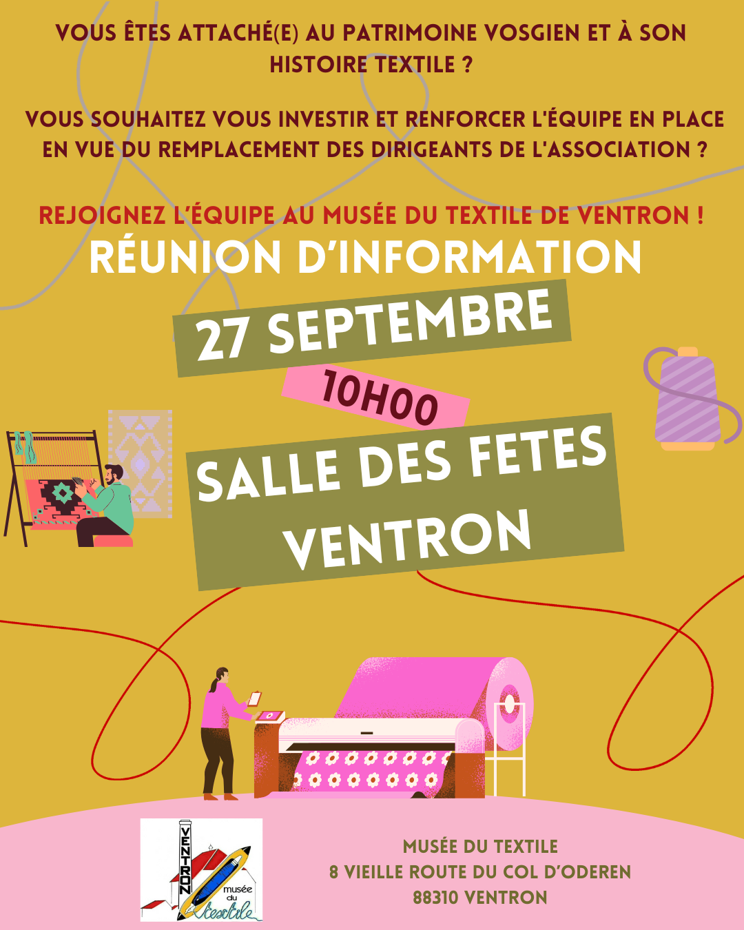  Réunion d'information - Musée du textile VENTRON