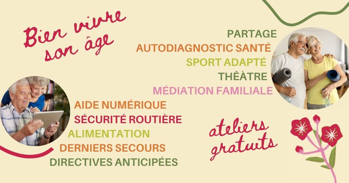 Bien vivre son âge - ateliers séniors gratuits