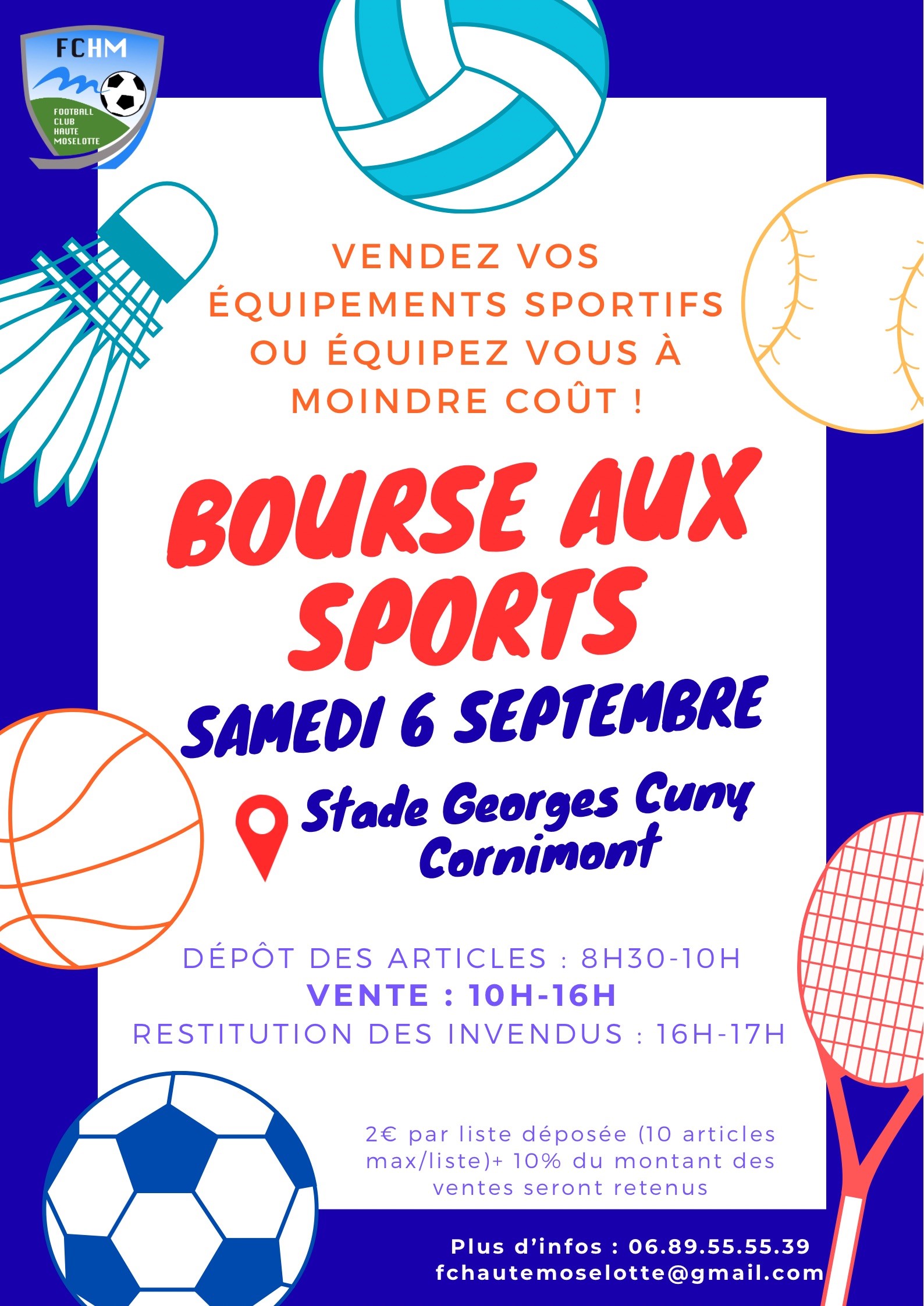Bourse aux sports du FCHM