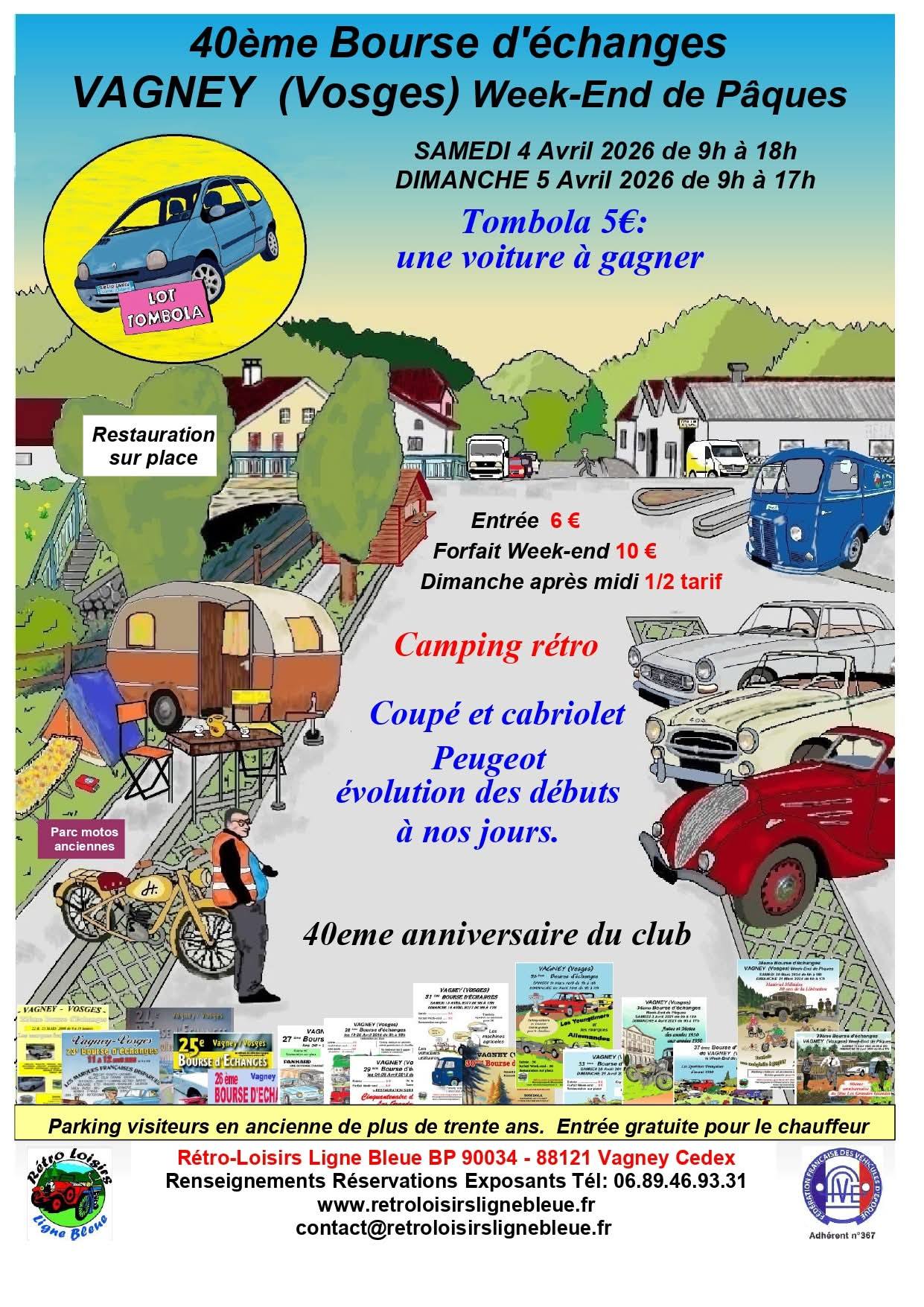 Bourse d'échange Rétro Loisirs Ligne Bleue