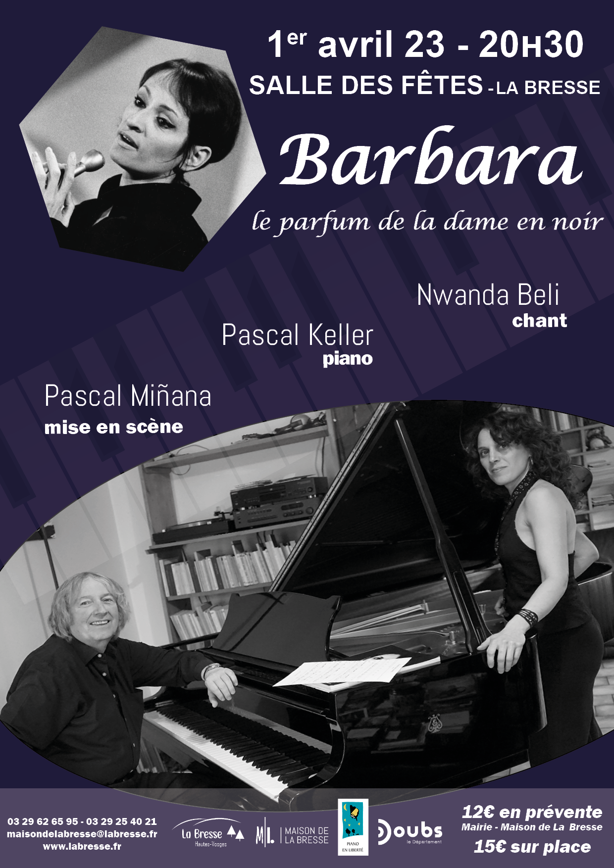 Concert Barbara à La Bresse