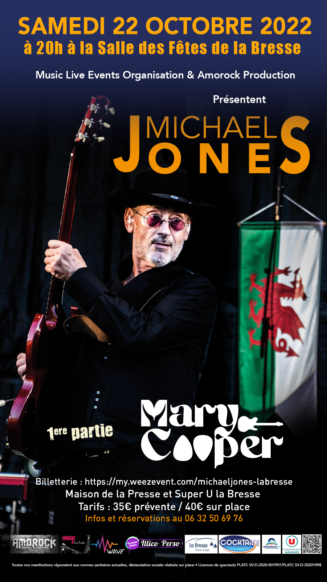 Concert de Michael Jones à La Bresse
