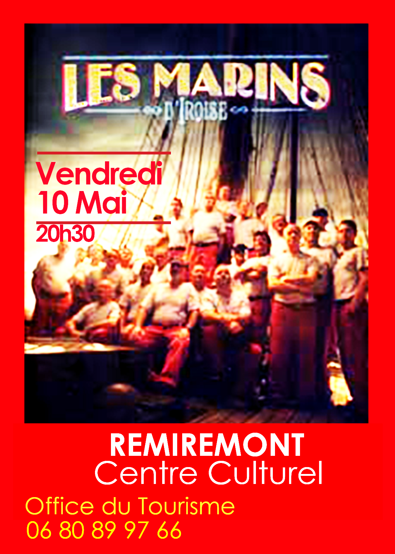 Concert des marins d'Iroise à Remiremont