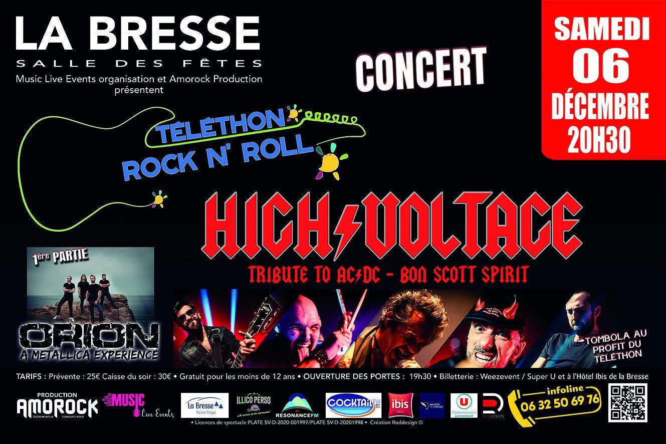 Concert hard rock à La Bresse le 6 décembre