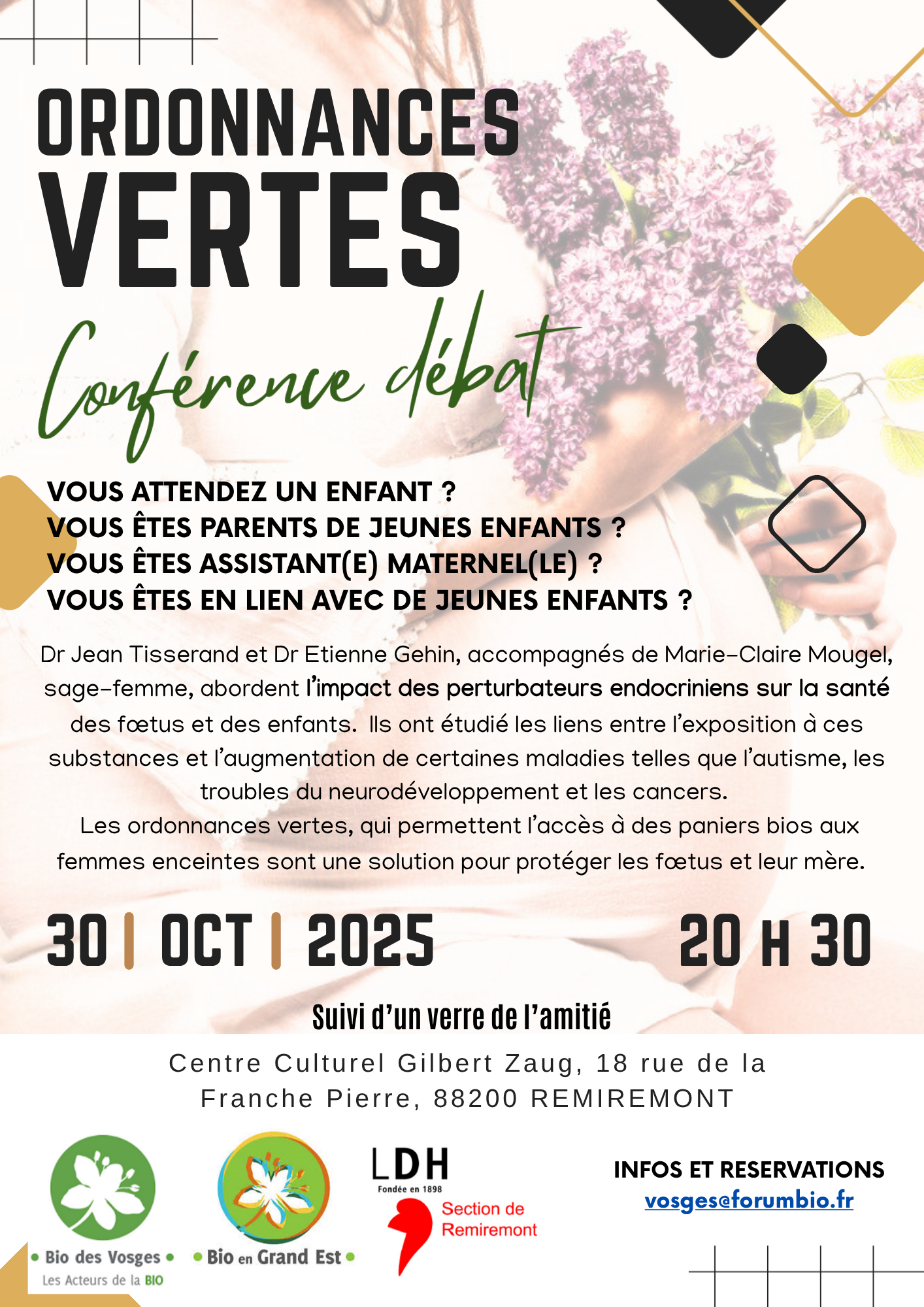 Conférence débat Orodonnance Verte