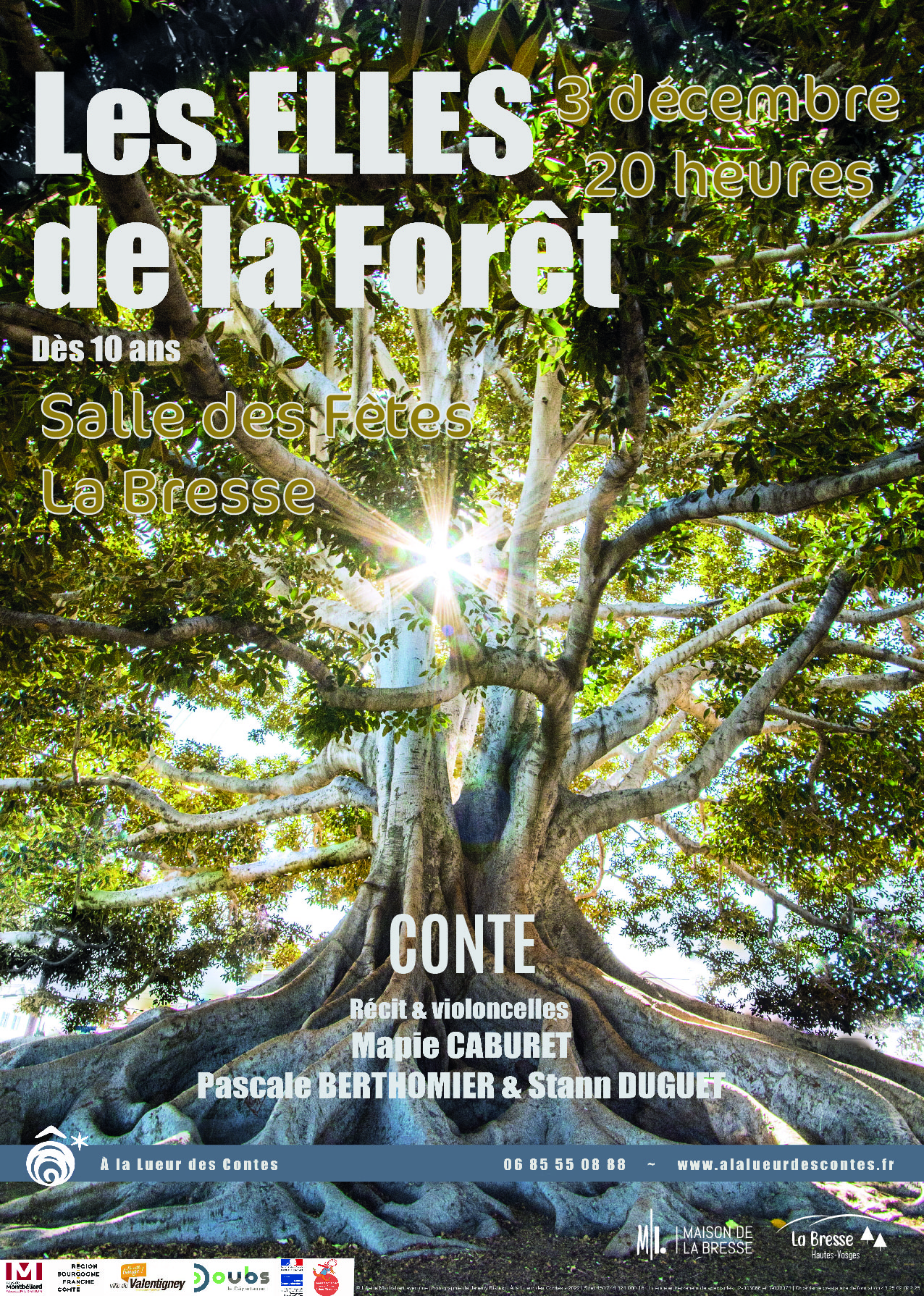 Conte les Elles de la forêt à La Bresse