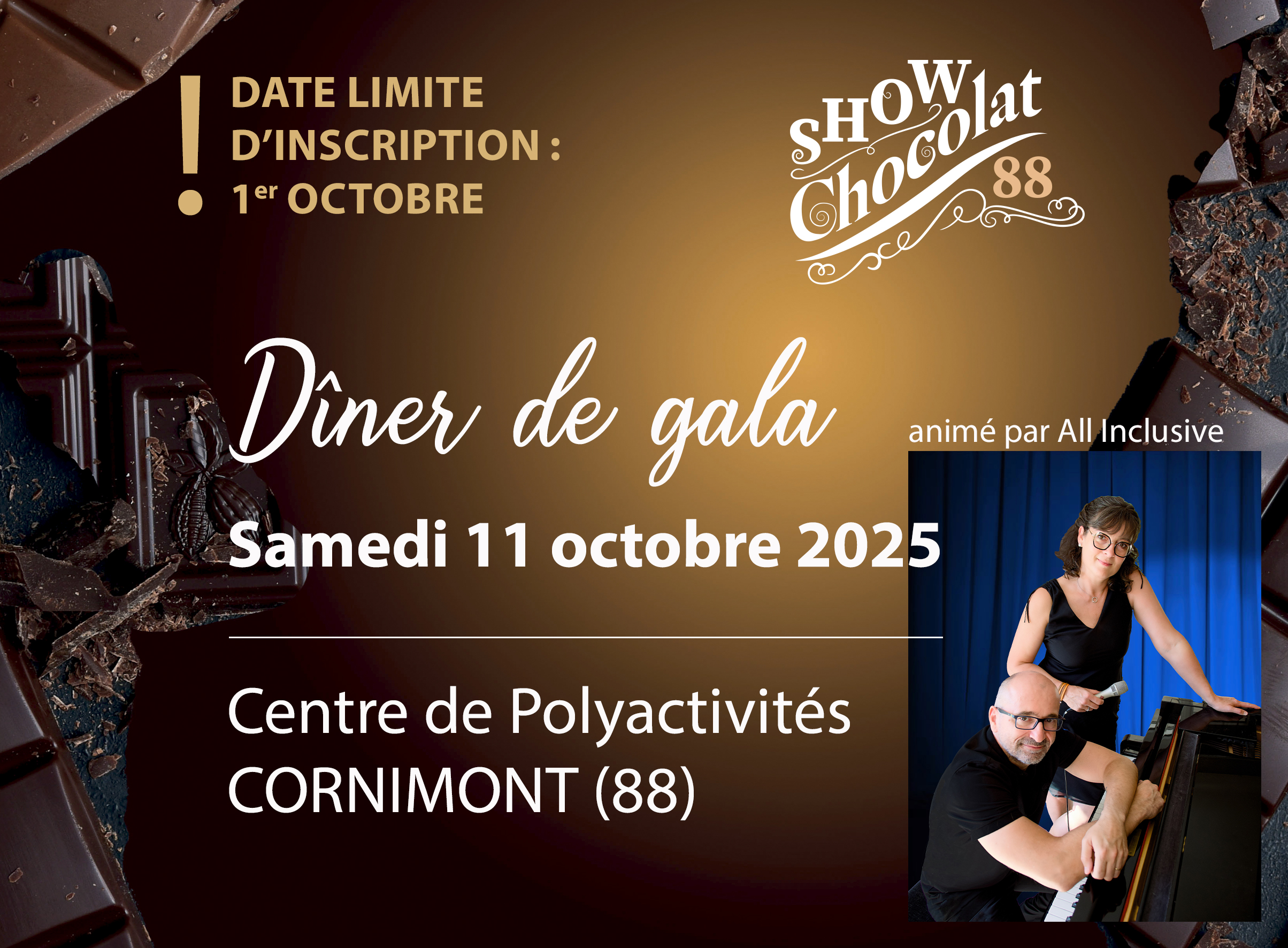 Dîner de gala au SHOW CHOCOLAT 88