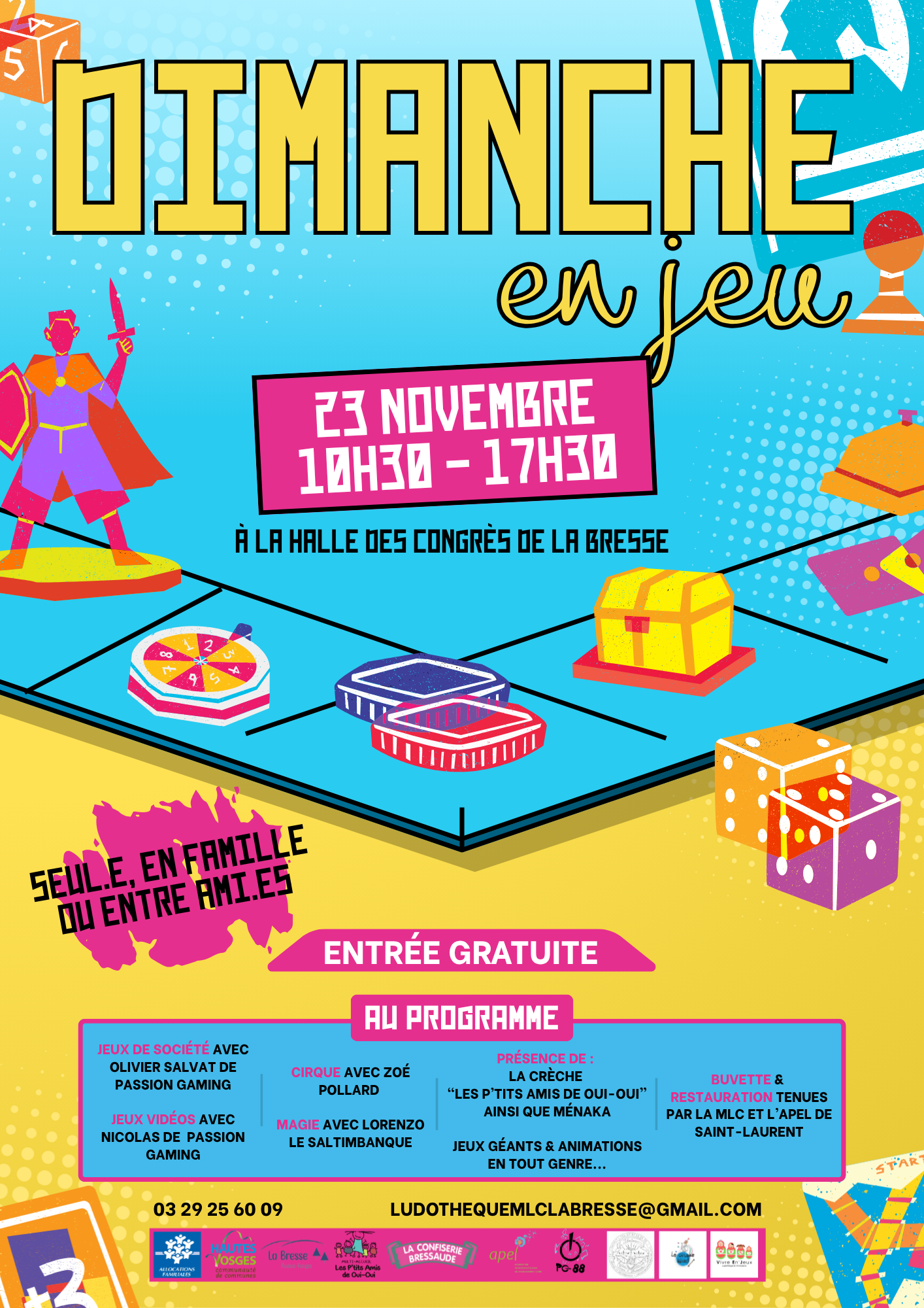 Evénements ludothèque  LA BRESSE