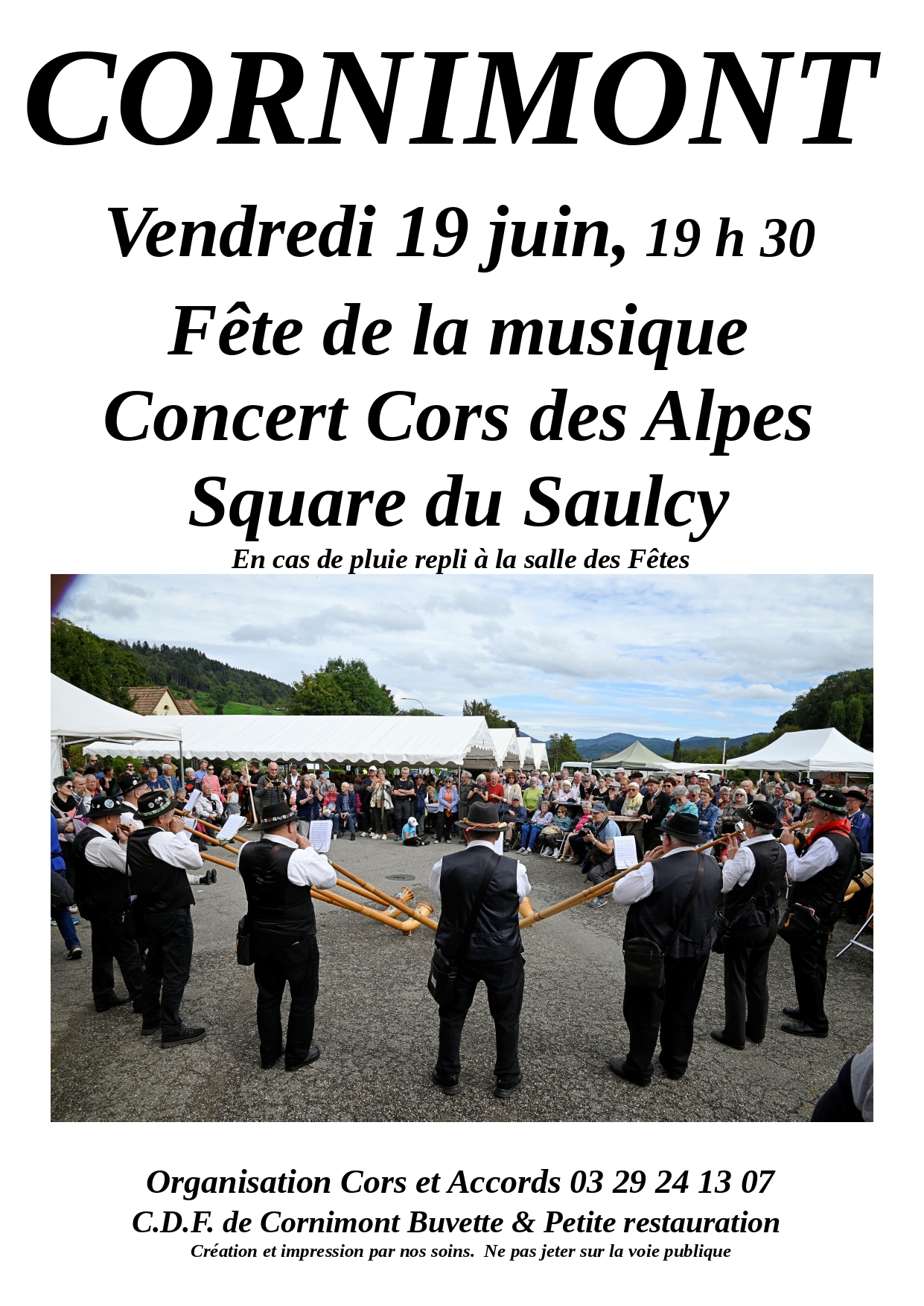 Fête de la musique Cornimont