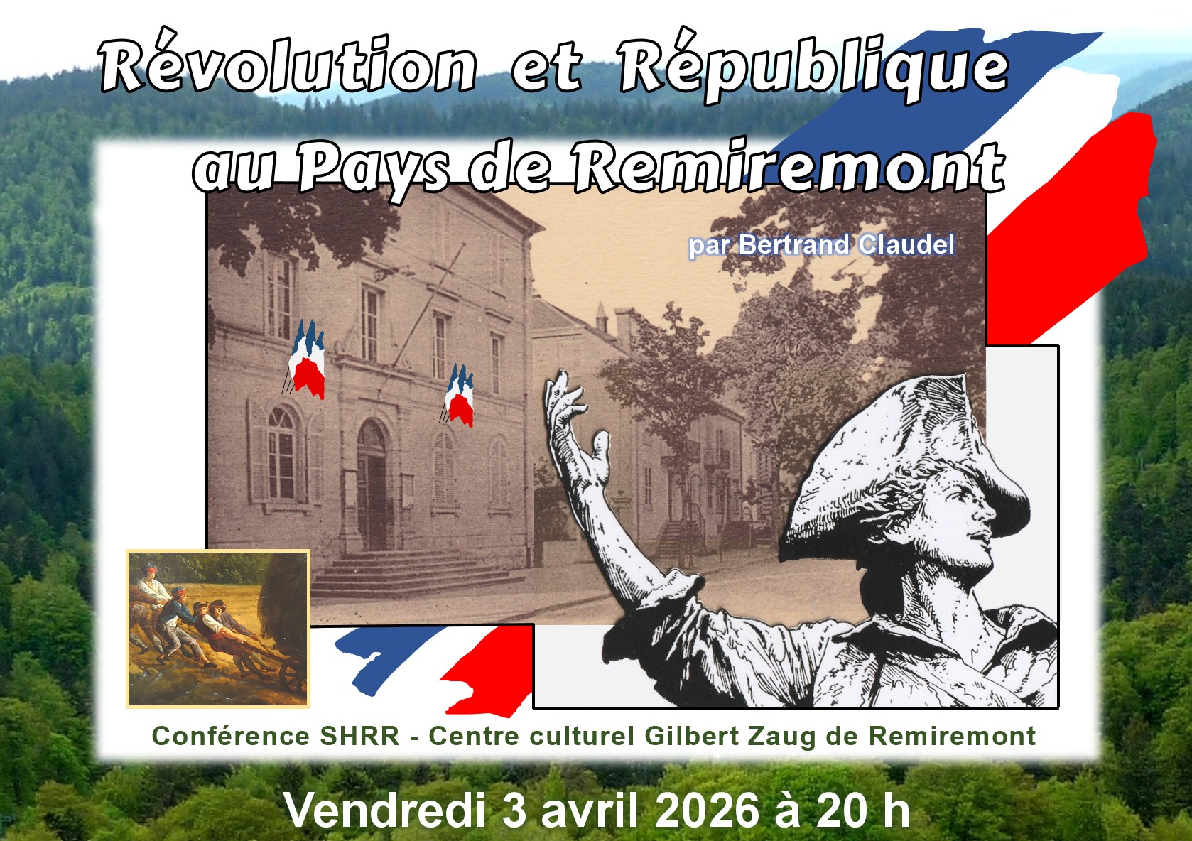 Informations conférence à Remiremont 3/4/26 - Bertrand Claudel