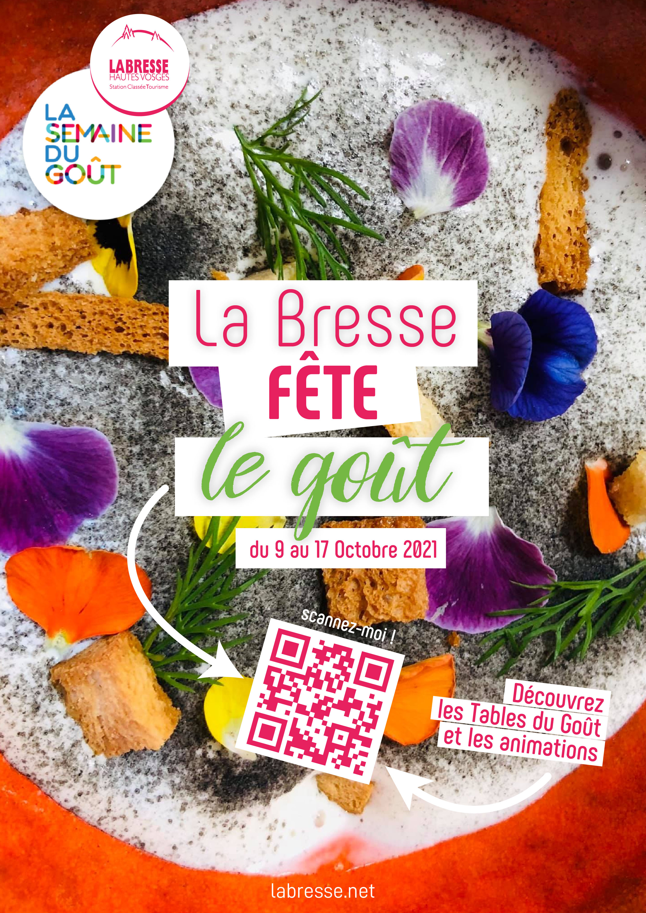 La Bresse fêtera le goût du 9 au 17 octobre prochain.
