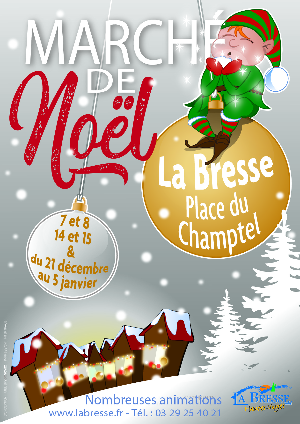 Marché de Noël à La Bresse