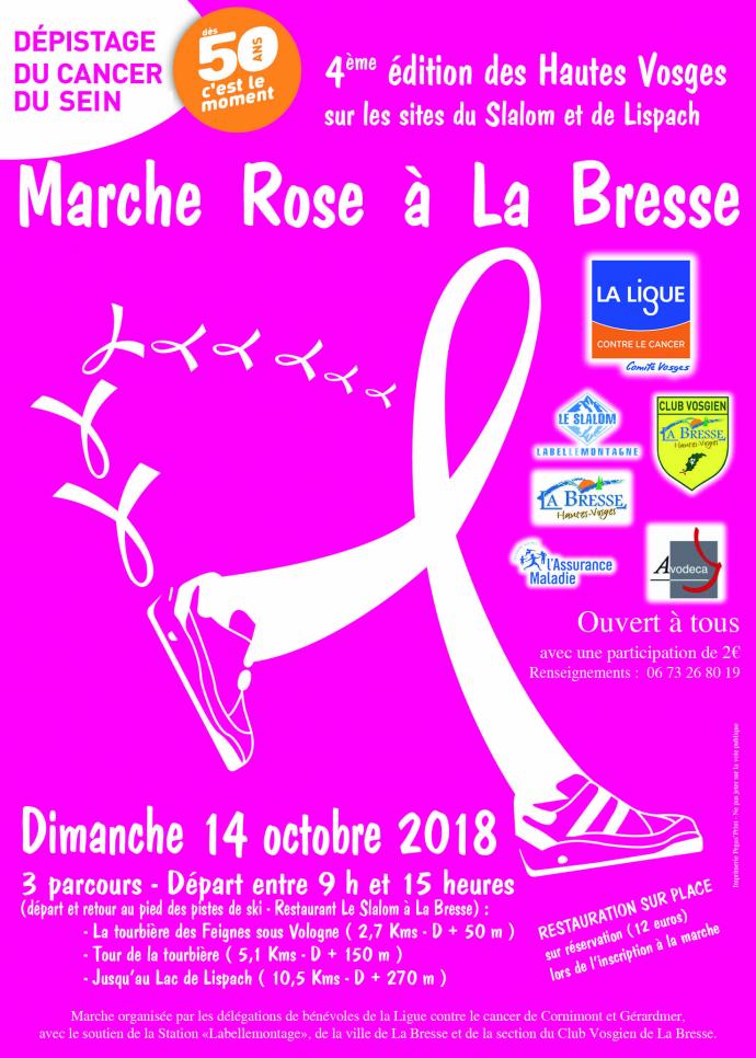 Marche rose Ã  La Bresse