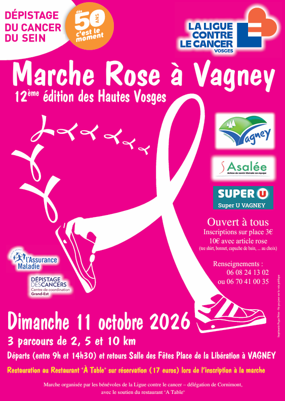 Marche rose de la Haute Moselotte