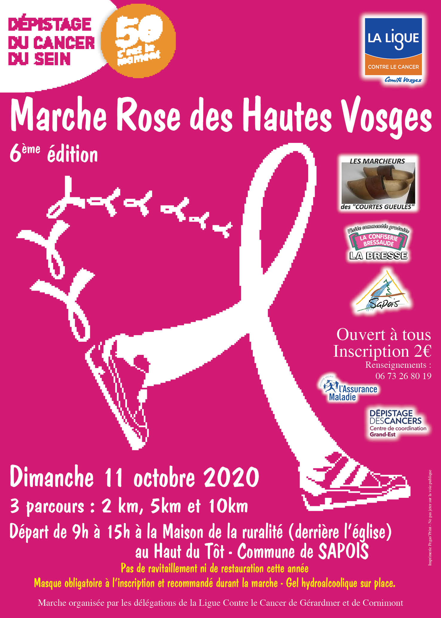 Marche rose des Hautes Vosges