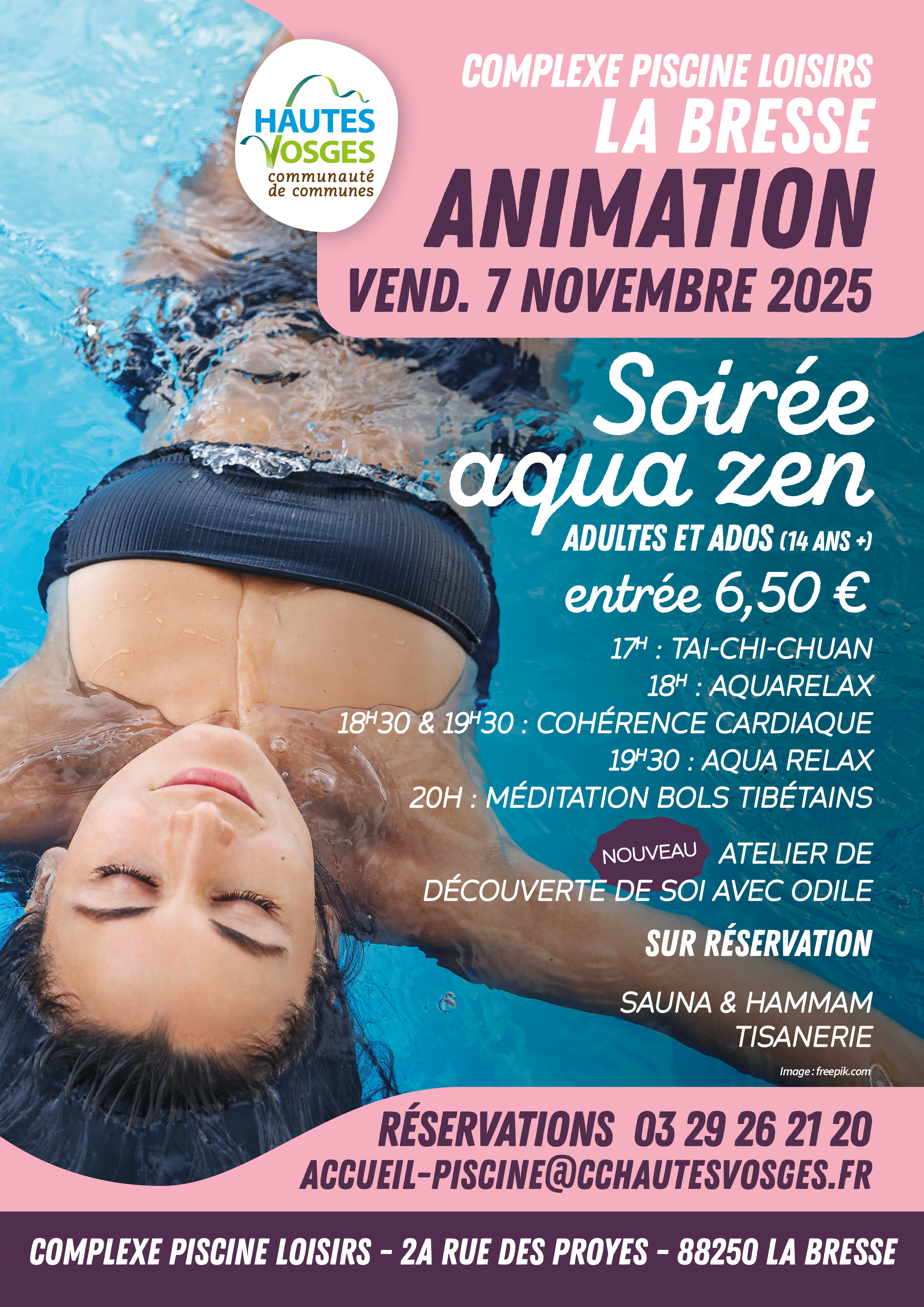 Nouvelle édition Aquazen à La Bresse