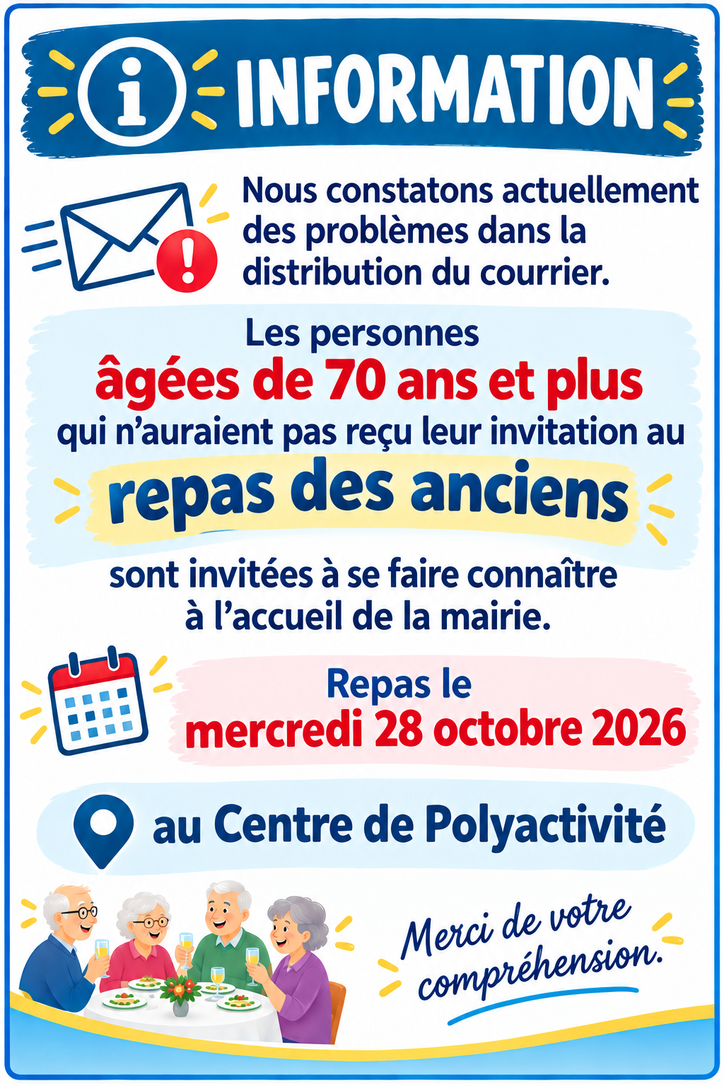 Repas des anciens - Cornimont
