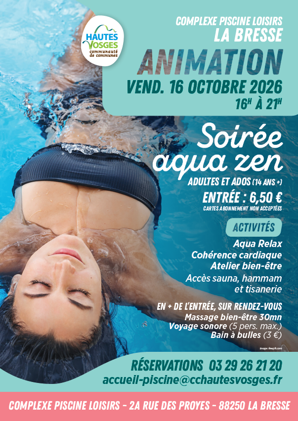 Soirée Aquazen - La Bresse