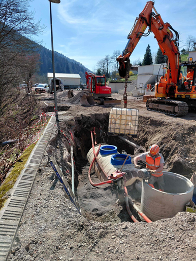 Travaux déchèterie LA BRESSE